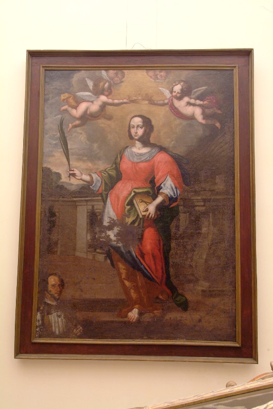 Bottega siciliana sec. XIX, Cornice del dipinto di S. Apollonia