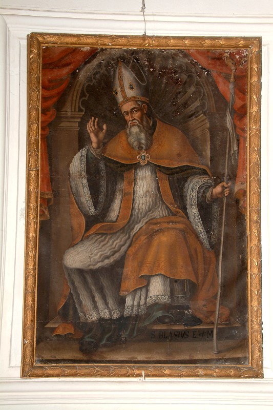 Bottega siciliana sec. XIX, Cornice del dipinto di S. Basilio in trono