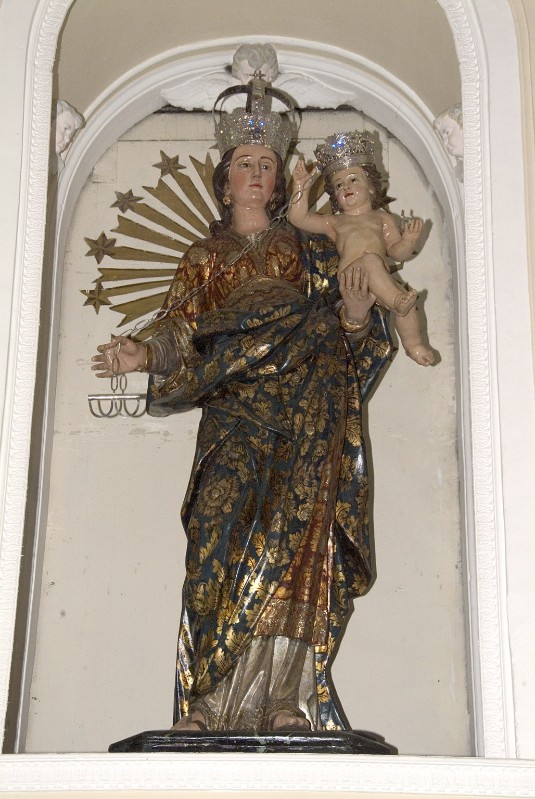 Bottega siciliana sec. XVIII, Statua della Madonna della catena