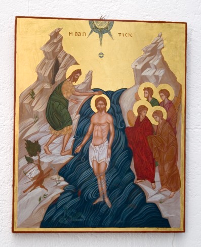 Cuccia T. sec. XX, Battesimo di Gesù Cristo