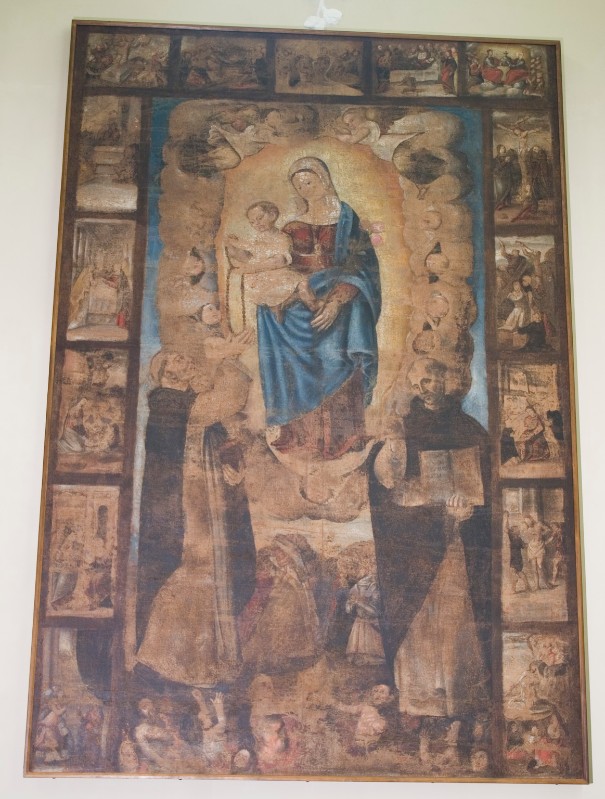 Ambito siciliano sec. XV, Madonna del Rosario
