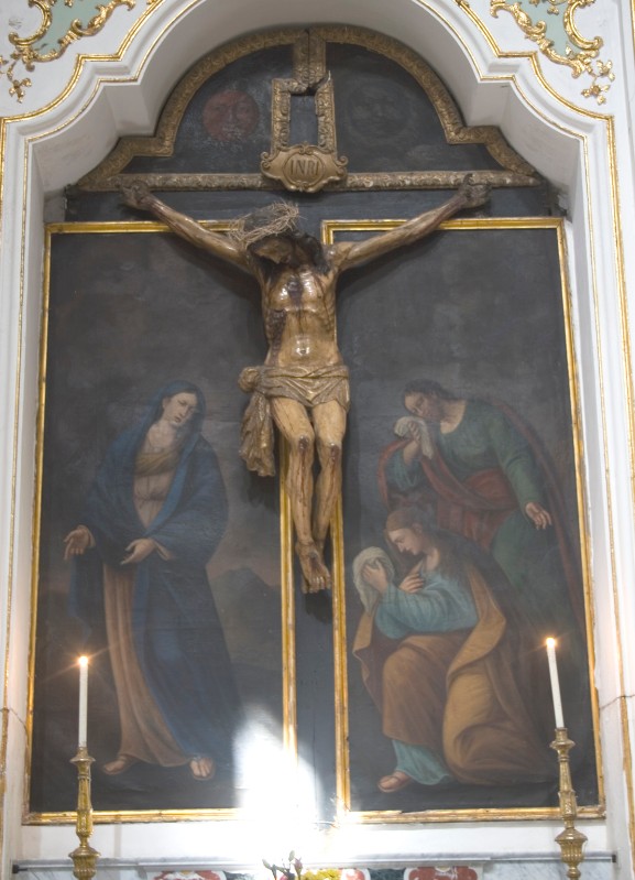 Ambito siciliano sec. XVIII, Crocifissione di Gesù