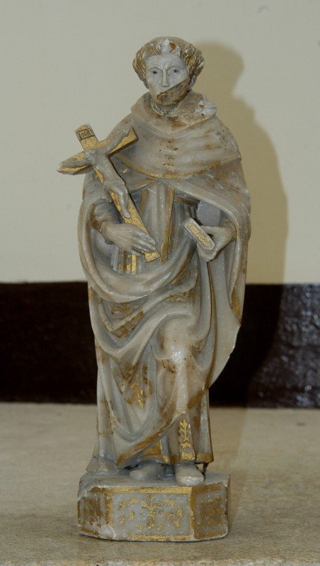 Bottega trapanese sec. XVII, Statua di Sant'Alberto degli Abati