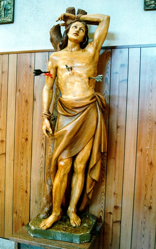 Santifaller Luigi sec. XX, Statua di San Sebastiano