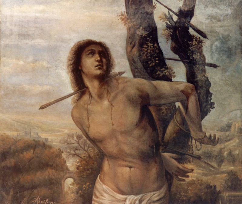 Belfiore Antonio (1950), Dipinto di martirio di San Sebastiano