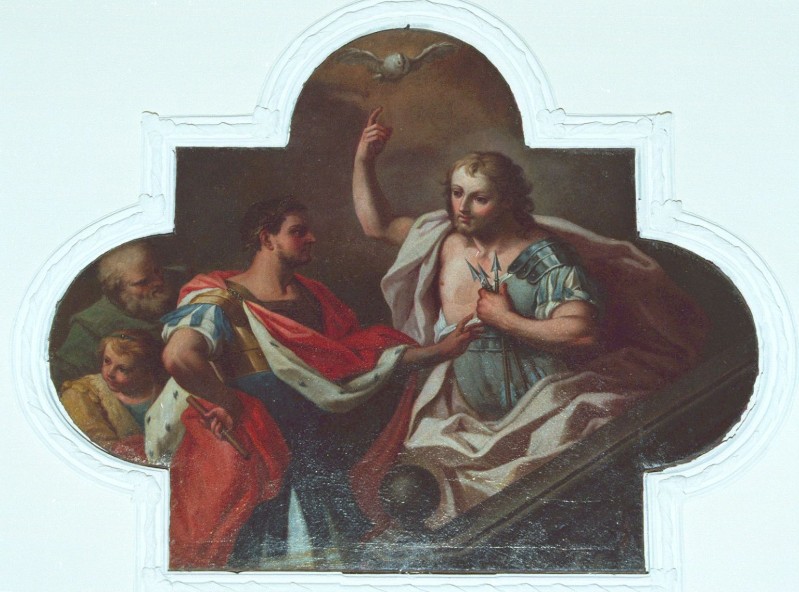 Sozzi Olivio (1752), San Sebastiano davanti a Diocleziano