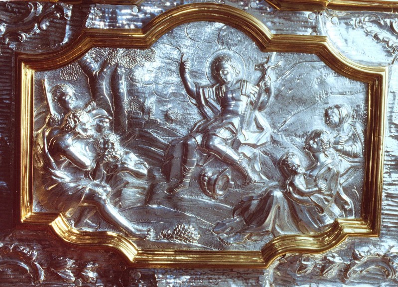 Bottega messinese sec. XVIII, La predica di San Sebastiano