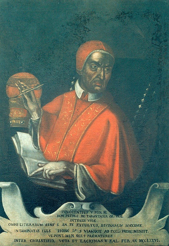 Bottega siciliana (1776), Dipinto di Papa Innocenzo V