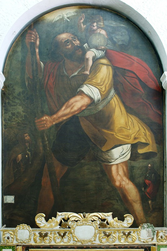 Gusmano M. (1677), Dipinto di San Cristoforo