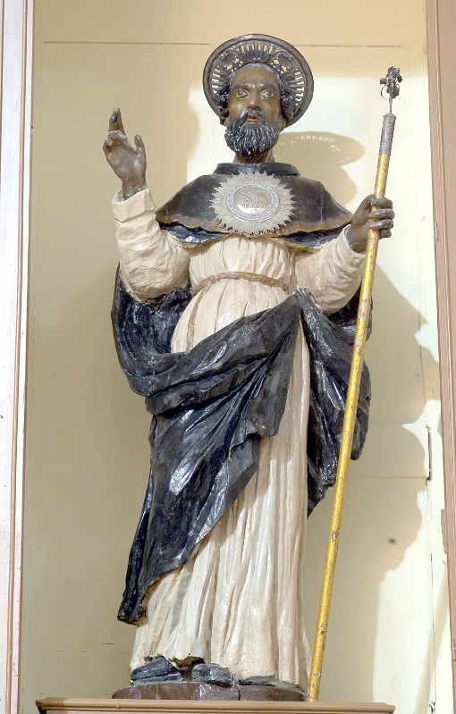 Bottega siciliana sec. XVIII, Statua di S. Calogero