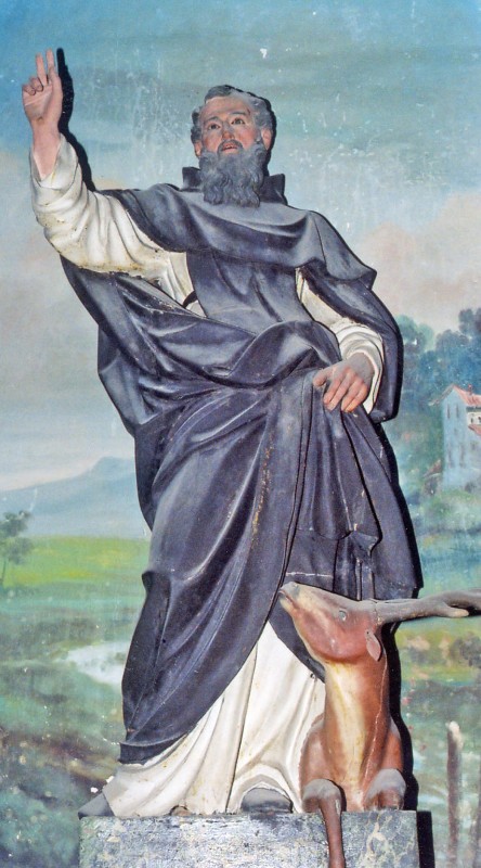 Bottega italiana sec. XVIII, Statua di San Calogero