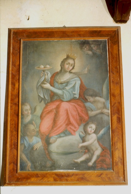 Artigianato cappuccino sec. XVIII, Cornice del dipinto Sant'Agata