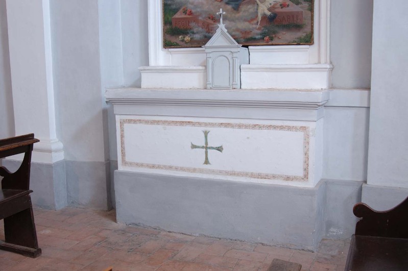 Bott. dell'Italia centr. sec. XX, Altare laterale dedicato alla Vergine