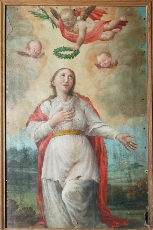 Ambito dell'Italia centr. sec. XVII, Santa Restituta e Madonna del suffragio