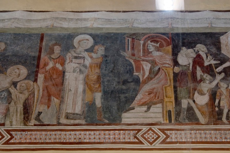 Ambito umbro (1330), San Lorenzo condotto dall'imperatore