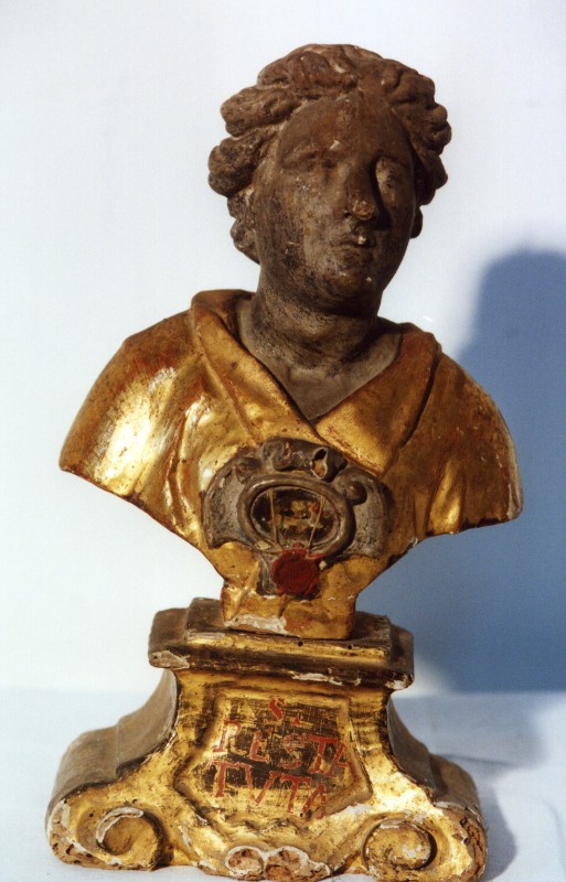 Bottega italiana sec. XVIII, Reliquiario a busto di Santa Restituta