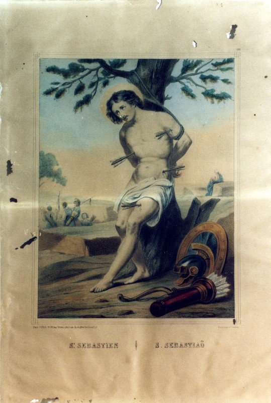 Ambito francese sec. XIX, San Sebastiano