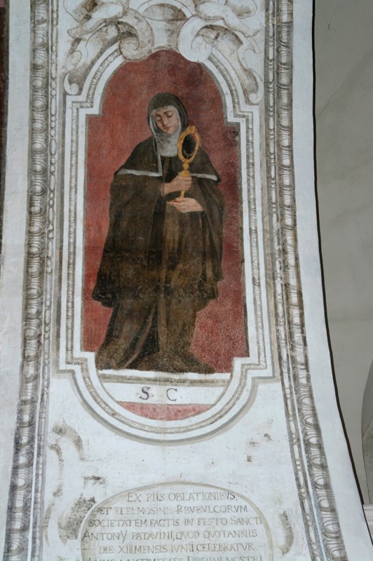Ambito umbro sec. XVII, Santa Chiara d'Assisi