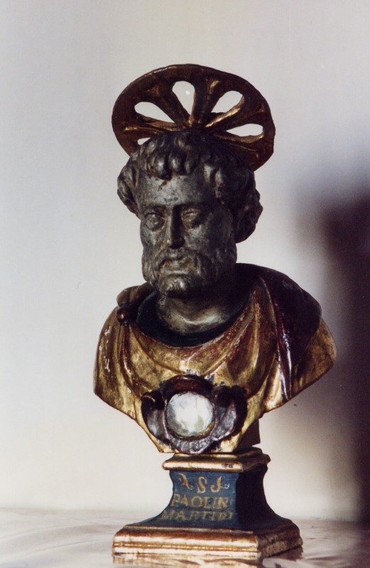 Bottega romana sec. XVII, Reliquiario di san Paolino martire
