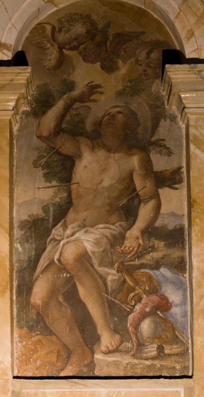 Ambito romano sec. XVIII, Martirio di San Sebastiano