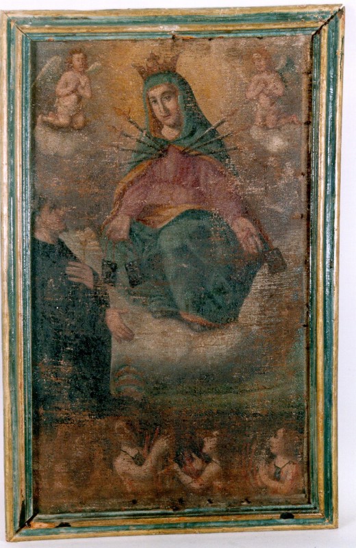 Faina L. fine sec. XVIII, Madonna dei Sette Dolori e i Sette Padri Serviti