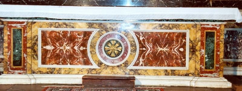 Ricci Sebastiano sec. XVIII, Paliotto dell'altare maggiore in marmo