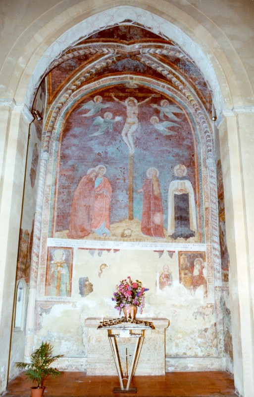 Pellino di Vannuccio (1377), Affreschi della Cappella della Crocifissione