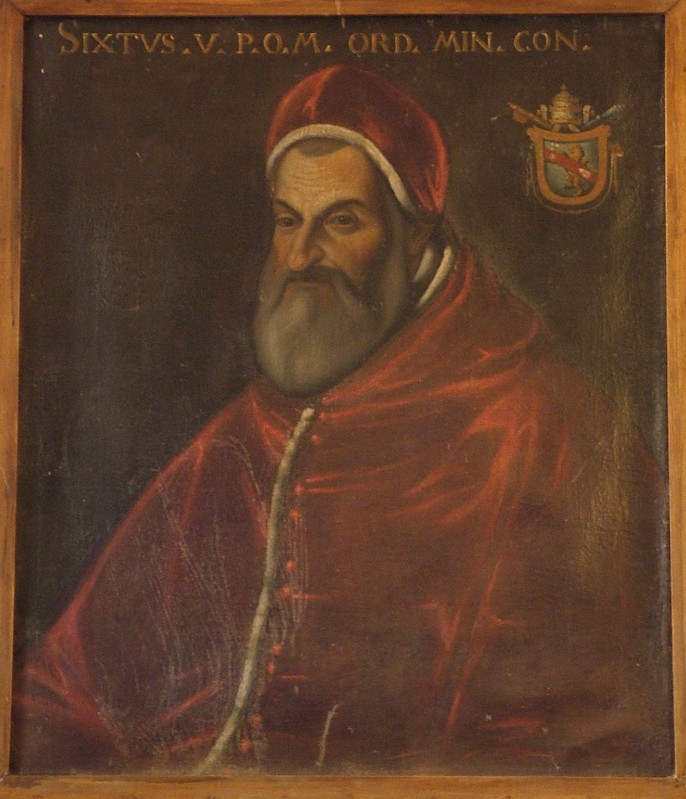Bott. Italia centrale sec. XVII, Papa Sisto V