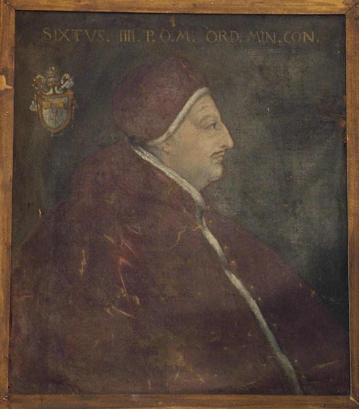 Bott. Italia centrale sec. XVII, Papa Sisto IV