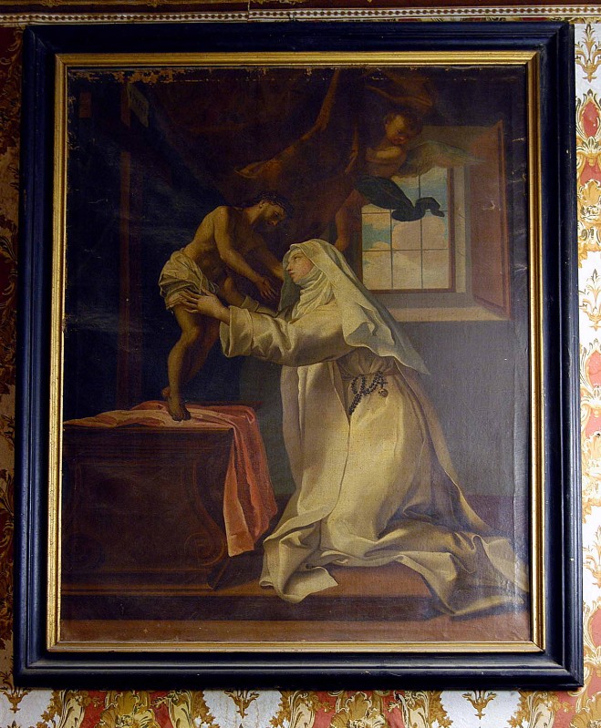 Scuola italiana sec. XIX, Santa Caterina de' Ricci in estasi