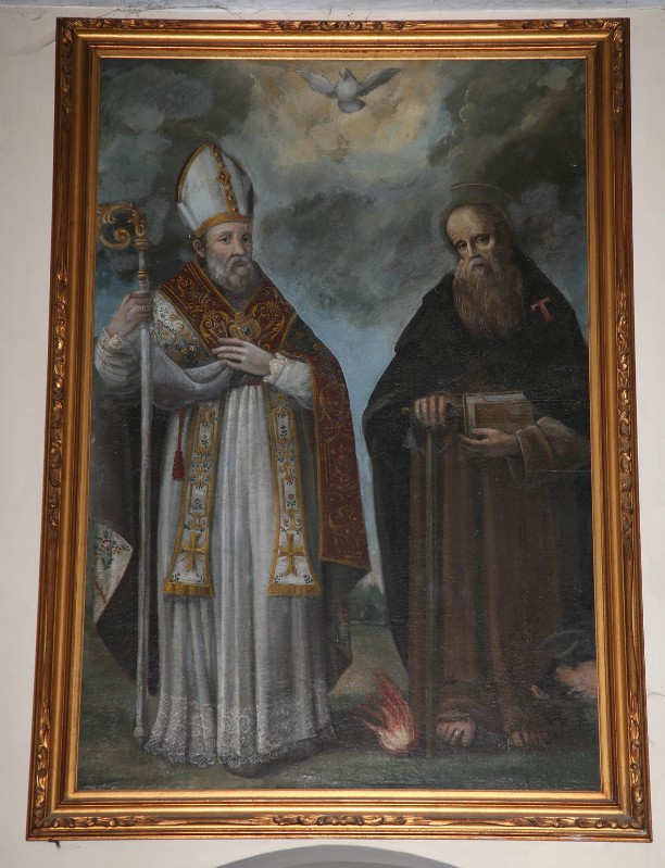 Ambito umbro sec. XVIII, Sant'Ubaldo e Sant'Antonio abate