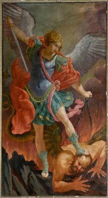 Migliorati Angelo Elladio (1904), San Michele arcangelo combatte contro Satana