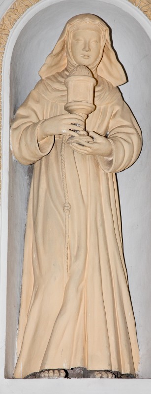 Bottega Italia centrale sec. XVII, Statua di Santa Chiara d'Assisi