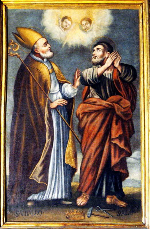 Ambito eugubino sec. XVII, Sant'Ubaldo e Sant'Alò