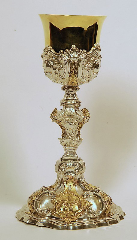 Delicati Mattia (1774 circa), Calice in argento lavorato