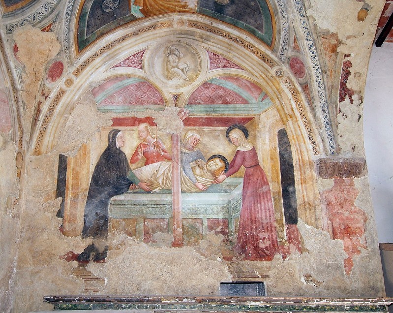 Bedi Jacopo (1458), San Sebastiano deposto nel sepolcro