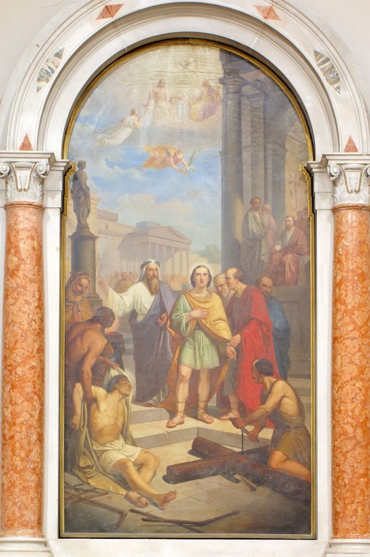 Ambito friulano seconda metà sec. XIX, Pala con i santi Agricola e Vitale