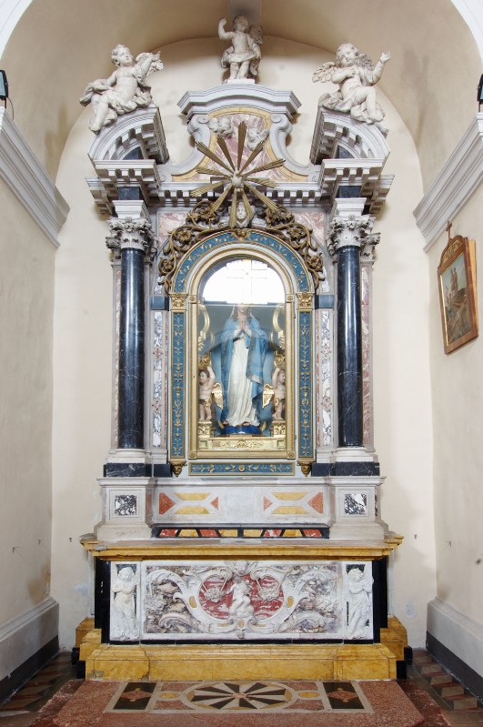 Maestranze friulane prima metà sec. XVIII, Altare della Madonna immacolata