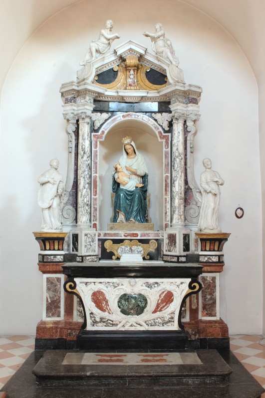 Maestranze friulane sec. XVIII, Altare in marmo policromo