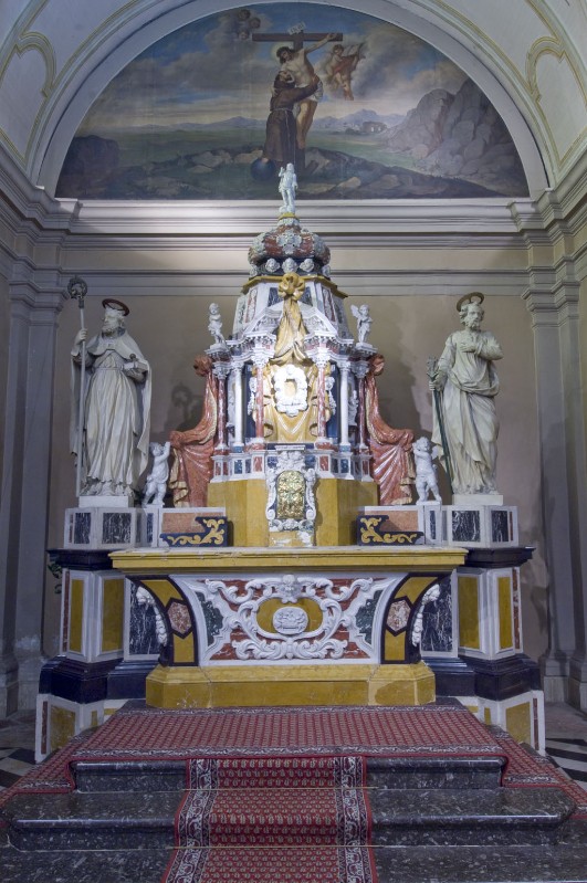 Maestranze friulane sec. XVIII, Altare maggiore in marmo policromo