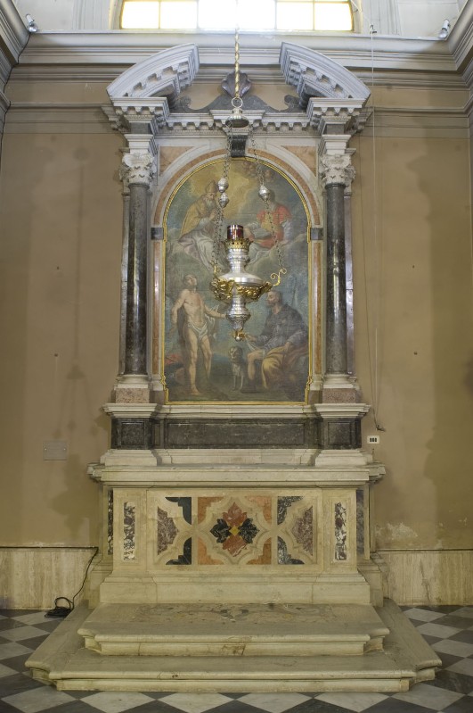Maestranze friulane sec. XVIII, Altare dei santi Rocco e Sebastiano