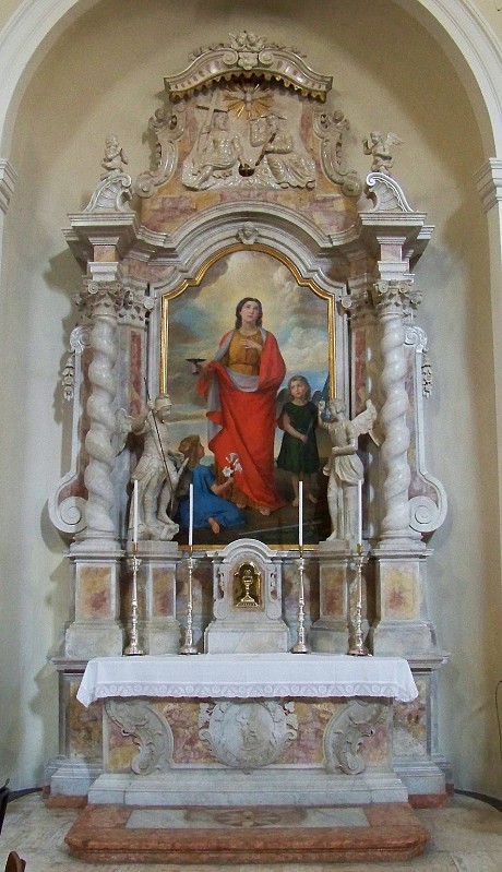 Ambito triestino metà del sec. XVIII, Altare di Santa Lucia