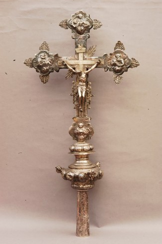 Bottega veneziana sec. XVII-XVIII, Croce astile