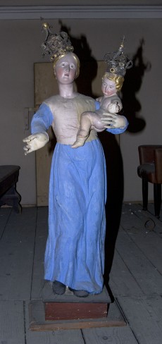 Bottega trentina seconda metà sec. XVIII, Madonna con Gesù Bambino