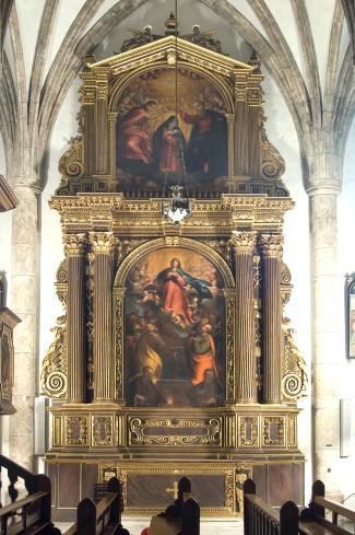 Moena G. (?) secondo quarto sec. XVII, Altare della Madonna assunta