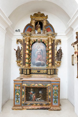 Prati V. F. (1707-1709), Altare laterale della Madonna