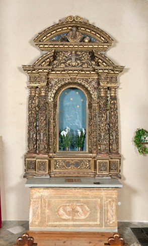 Grober G. seconda metà sec. XVII, Altare laterale della Madonna immacolata