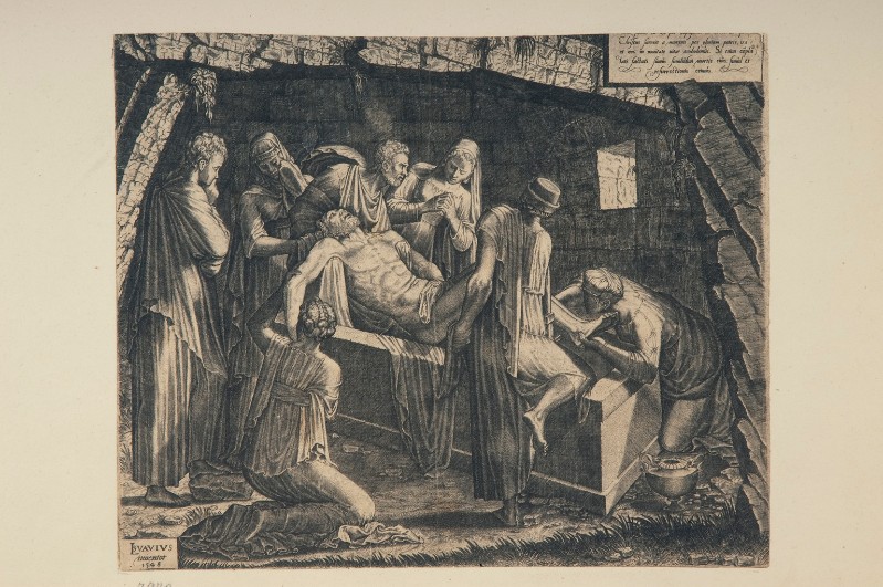 Suavius L. (1548), Gesù Cristo deposto nel sepolcro