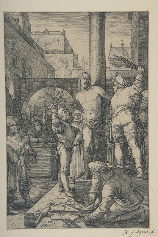 Goltzius H. (1597), Flagellazione di Cristo