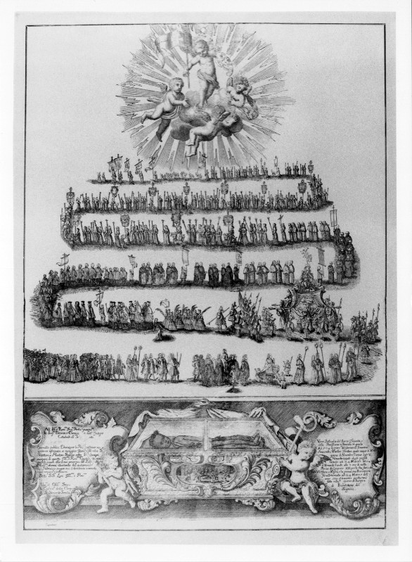 Ambito italiano (1724), Processione con le reliquie di Simone da Trento